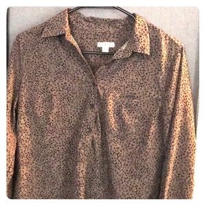 Cheetah print Dress Shirt